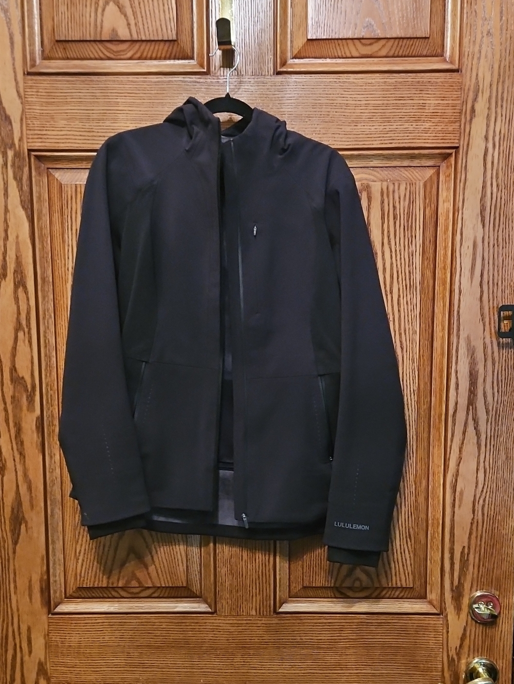lululemon athletica Womens Black Hooded Softshell Jacket